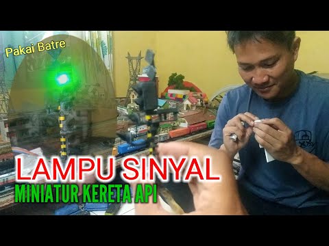 Mini Sinyal Kereta Api Bisa Menyala 🔴🔵 Oleh-oleh Dari Om Bajayyasa