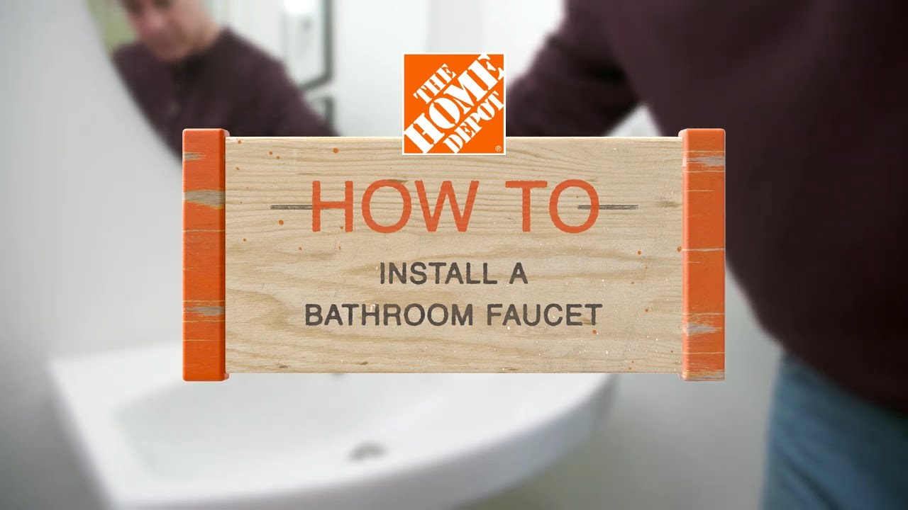 How To Install a Bathroom Faucet