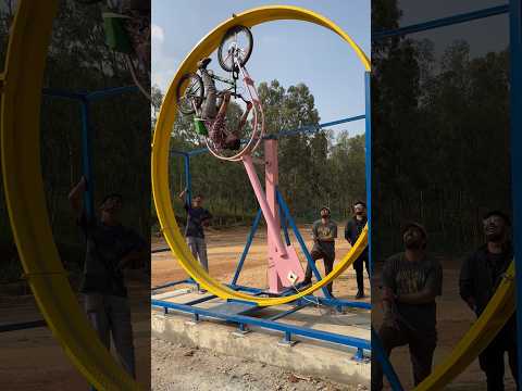 360 Wheel Bicycle #cycle #adventure #fun #shorts #himachalishreya