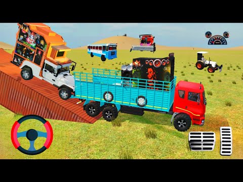 Drive Pickup And Unloaded 2 Dj pickup Truck In Game #jcb #truck #gaming #video 