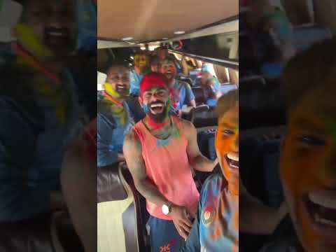 Virat Kohli, Rohit Sharma & Team India Cricketers Celebrating Holi Edit 😍❤️