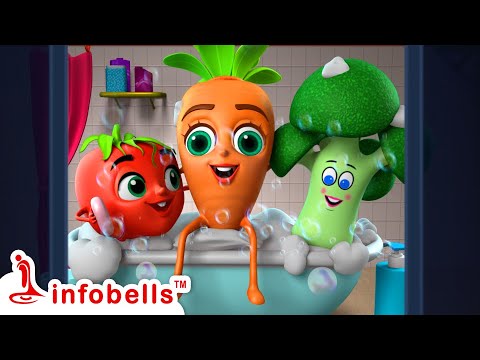 नहाने का समय हो गया है -Bath time fun | Hindi Rhymes for Children | Infobells #hindirhymes #balgeet