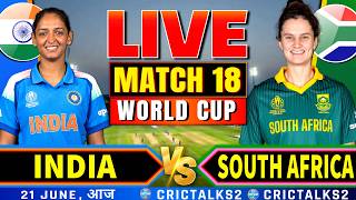 🔴 Live: IND-W vs SA-W, T20 World Cup 2026 | Today's Cricket Match Score & Commentary | CRICTALKS