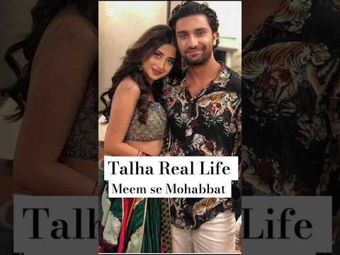 Meem se Mohabbat Episode 8,9 Talha Real Life #meemsemohabbat #ahadrazamir #shorts