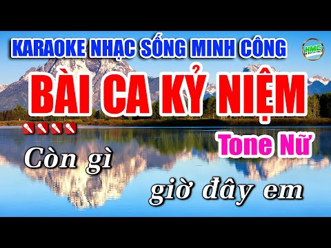 Karaoke Nhạc Sống Tone Nữ Dễ Hát | Chọn Lọc Nhạc Trữ Tình BOLERO – BÀI CA KỶ NIỆM