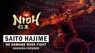 Nioh 3 - Saito Hajime Boss Fight (No Damage)