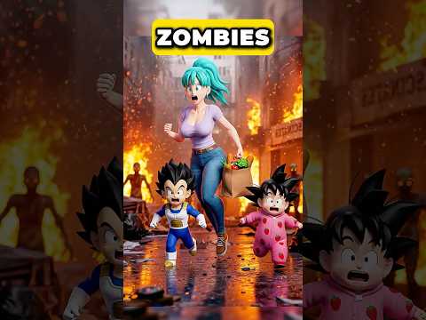 GOKU and his FAMILY are CHASED by ZOMBIES!
