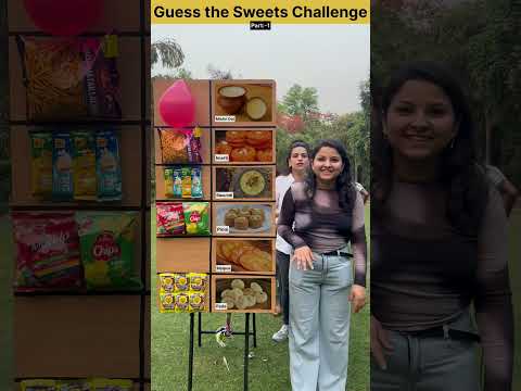 Guess the Sweet Name Challenge pt.1 #funny #shorts