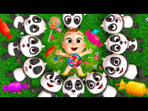 Counting 10 Little Pandas + More Lalafun Baby Songs & Nursery Rhymes