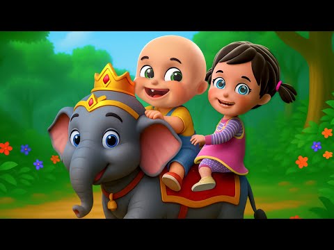 Hathi Raja Kahan Chale | हाथी राजा | Do Chuhe The | Hindi Poem & Nursery Rhymes | Kids Balgeet Song