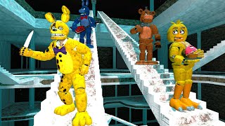 АНИМАТРОНИКИ ИЗ ФИЛЬМА ГОНЯЮТСЯ ЗА НАМИ В ЛАБИРИНТЕ FNAF COOP Garry's Mod