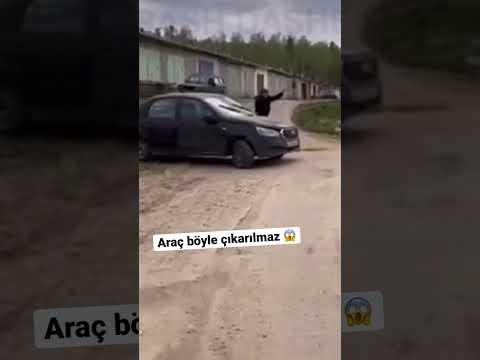 Su Kanalına giren aracı çıkarmaya çalıştı daha beter yaptı 😱