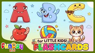 Alphabet Lore ABC Flashcards for Toddlers & Kids | Human Alphabet | Learn ABC -@FunDayKid
