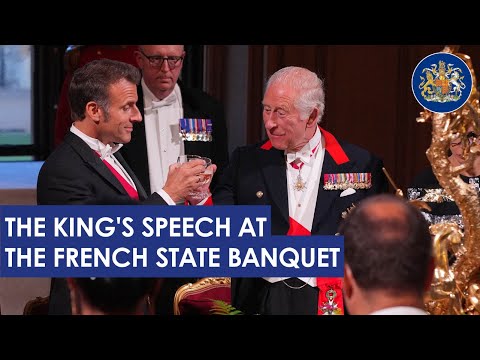 The King's speech at the French State Banquet