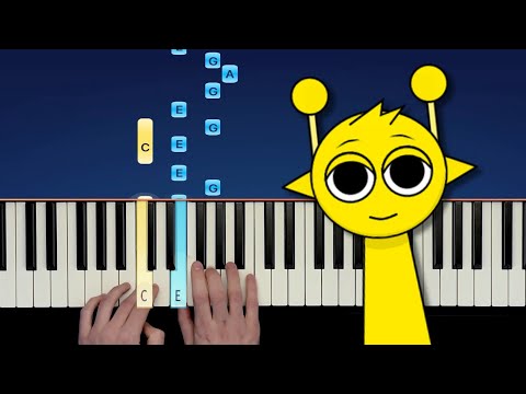 Simon (Phase 1-4) - Incredibox SPRUNKI - Easy Piano Tutorial