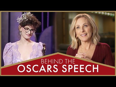 Marlee Matlin | Behind the Oscars Speech