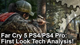 [4K] Far Cry 5 Tech Analysis + PS4/PS4 Pro Comparison + Performance First Look!