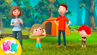 Campingens Sång 🏕️☀️ Sommarsång för Barn | Barnsånger på Svenska | HeyKids