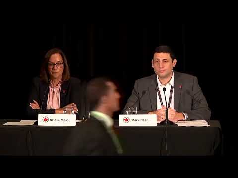YouTube video thumbnail: Union Activists Disrupt Air Canada News Conference