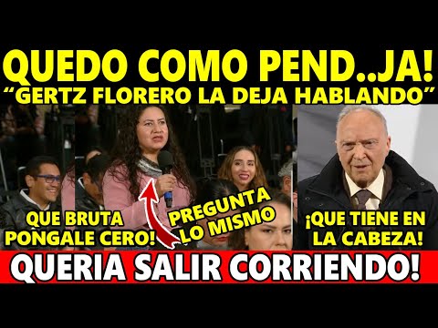 GERTZ intenta responder a Dalila “Compañera, por favor”! No, permítame! Claudia tiene que intervenir