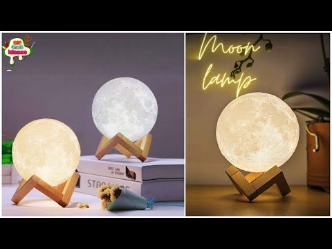 DIY Moon Light from Waste Materials | Easy Moon Lamp Craft at Home!