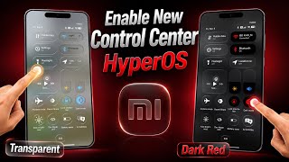 Enable New Control Center More Toggles Transparent Style on Xiaomi Devices