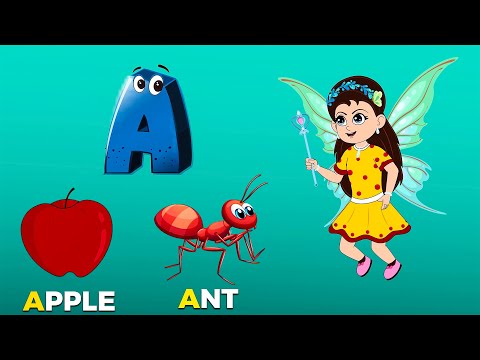 Phonics Song with TWO Words - A For Apple - ABC Alphabet Songs with Sounds for Children