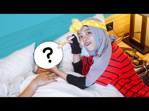 Prank Makeup-in Saaih Halilintar Waktu Tidur