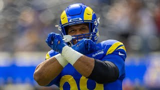 Aaron Donald Rare High Quality Clips for Edits! (Los Angeles Rams) (Upscaled with Topaz)