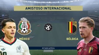 México vs Belgica - Amistoso - Simulación FIFA 