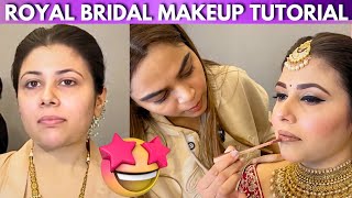 Royal Bridal Makeup Tutorial  by @Sakshi Gupta Makeup Studio & Academy #YouTube