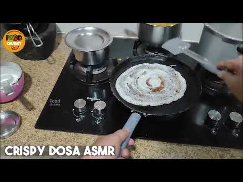 "🔥 Ultimate Crispy Dosa Recipe 🥞 | Satisfying ASMR Cooking Sounds 🎧🍽️" | foodchutney