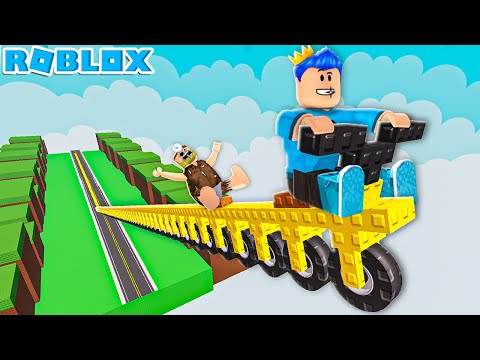 AKU BUAT MOTOR TERPANJANG DI DUNIA DI BANTU DEVELOPER ROBLOX!!