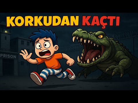 KORKUNÇ TİMSAH HAPİSHANEDE BİZİ KOVALIYOR!!! | BOMBORDIRO CROCODILO PRISON RUN OBBY ESCAPE