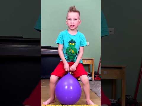 Can You Beat Dad's Balloon-Bursting Trick?🎈🔥 #shorts #lifehacks #theyasirsamad