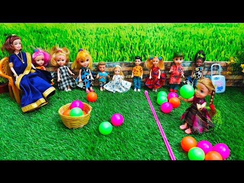 My Little Daughter Part-653 || Basket Game Competition || কে ফার্স্ট হলো?|| Putuler Golpo