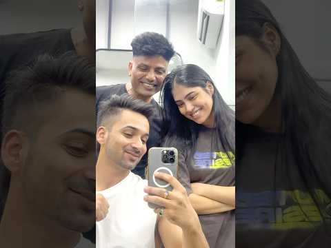 Suraj Yashi hair time @SuyashVlogs #hairbysanjeev #hairstyle #haircut #salon #beauty #2025 ♥️
