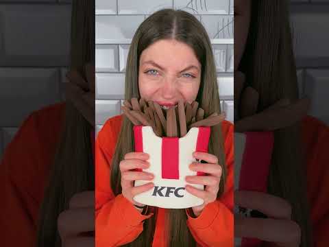 Chocolate 🍟 VS Real Food Challenge #shorts