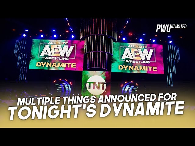 Multiple Matches Announced For Tonight's AEW Dynamite