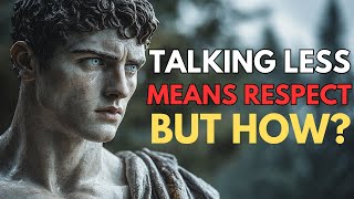 If You Want to Be Respected, Speak Less – How the Stoic Principle of Restraint Commands