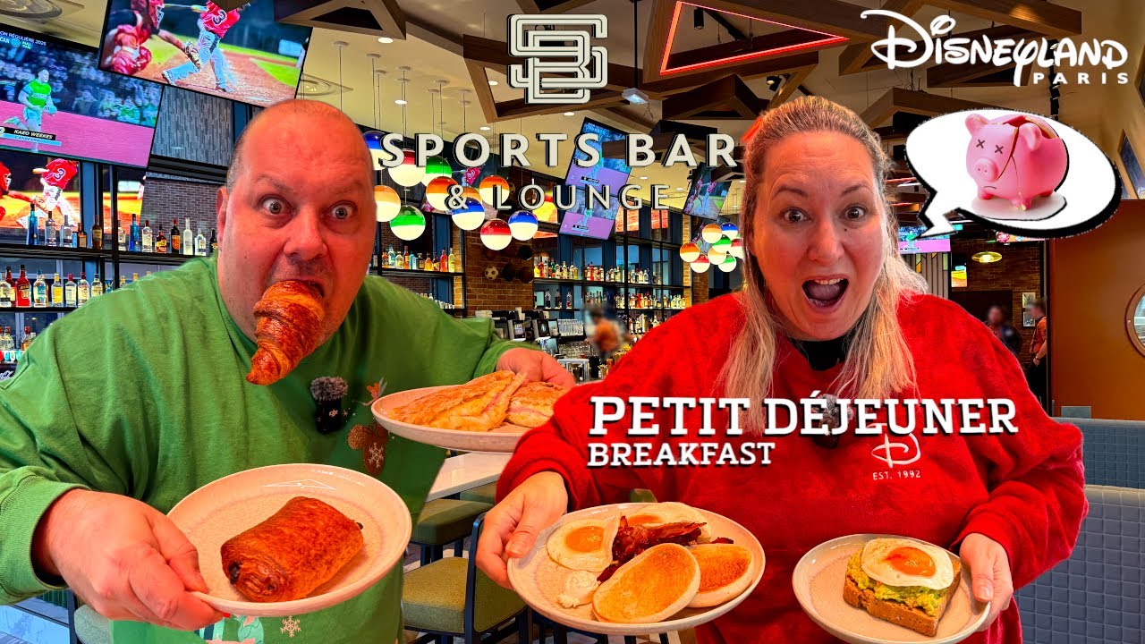 DECOUVERTE DES PETITS DÉJEUNERS DU SPORT BAR ET LOUNGE A DISNEYLAND PARIS