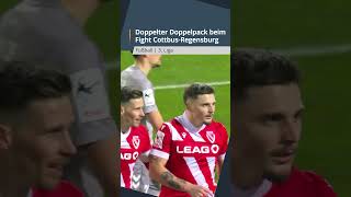 2⃣❎2⃣  Doppelter Doppelpack bei Cottbus vs. Regensburg