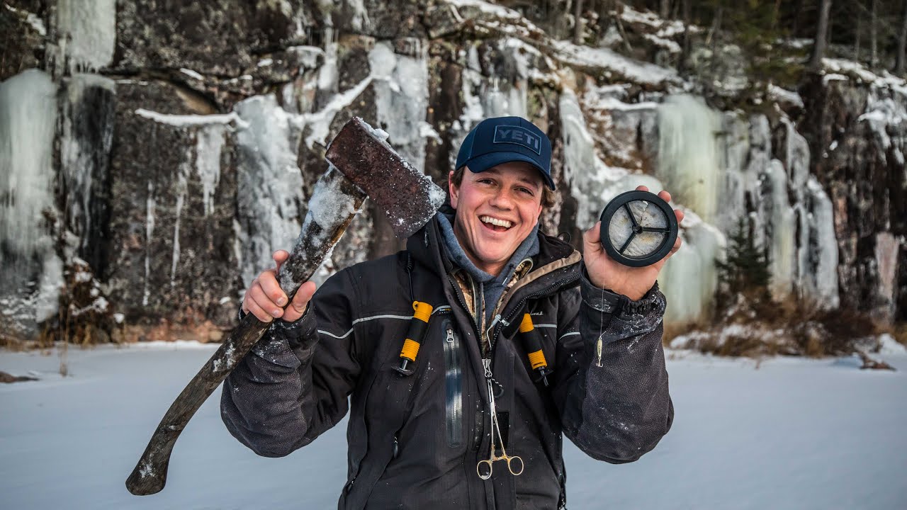 Minimalist Ice Fishing (Ontario First Ice) - Jay Siemens