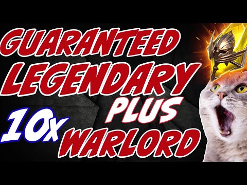 GUARANTEED LEGENDARY! WARLORD-10x this weekend is CRAZY! Raid Shadow Legends