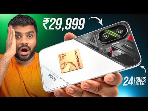 Poco F7 - Snapdragon 8s Gen 4 + 7550mAh Battery + 90Watt Under ₹30K?! 😱