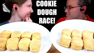 ASMR COOKIE DOUGH RACE MUKBANG EATING SOUNDS