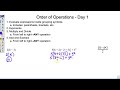 Mastering the Order of Operations