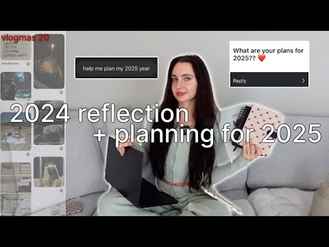 every goal I have for 2025. my vision-board & reflecting on 2024, DEEP LIFE CHATS. [vlogmas 20]