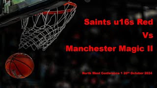 Saints U16s Reds Vs Manchester Magic II NW Conference 1 20_10_24