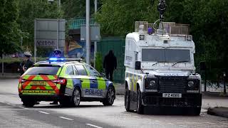 YouTube video thumbnail: Leaders Urge Calm as Protests Flare After Belfast Stabbing